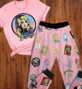 Dolly Parton pajama set for adults