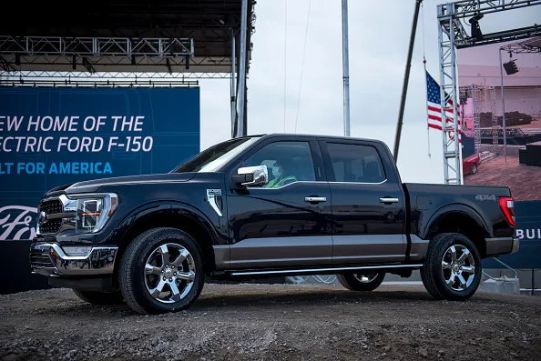 Ford Debuts New F-150 Pickup Truck At Dearborn Plant
