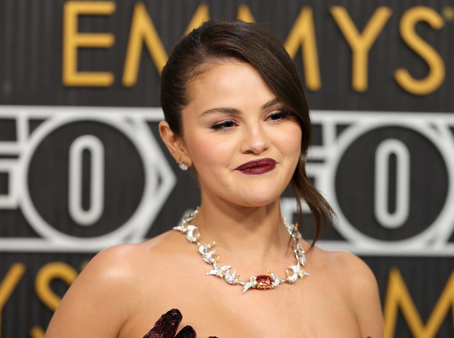 Selena Gomez attends the 75th Primetime Emmy Awards
