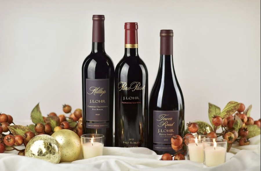 Three bottles  of wine in J. Lohr Purely Paso Collection